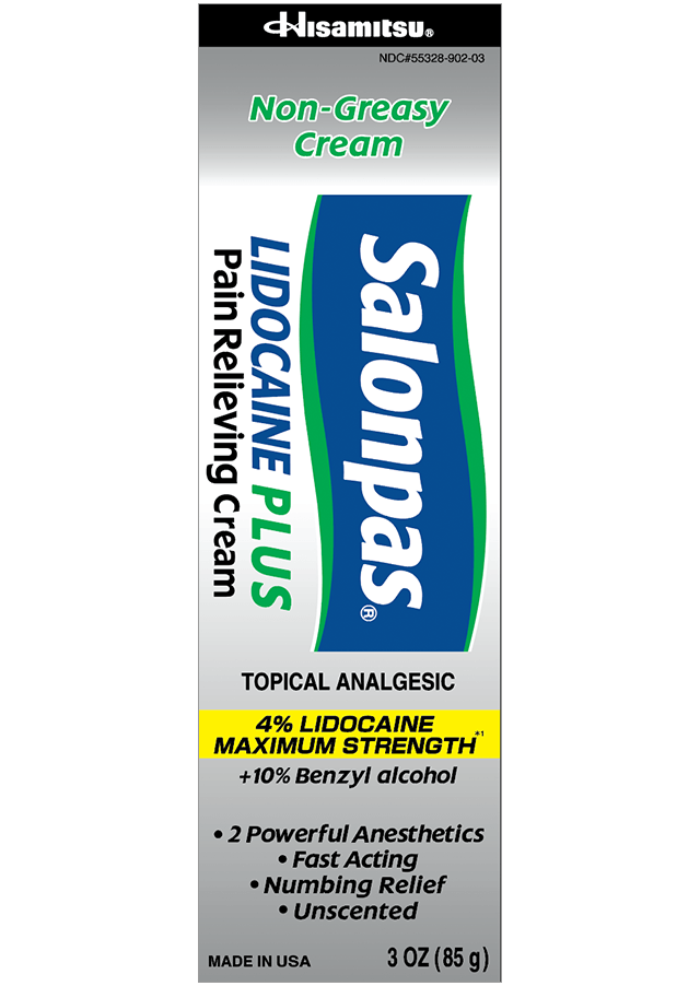 Salonpas Lidocaine Plus Pain Relieving Cream Salonpas Pain